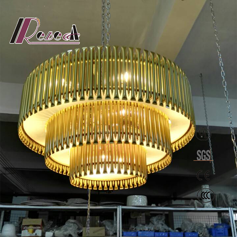 Decorative Metal Pendant/Hanging Lamp for Hotel Project