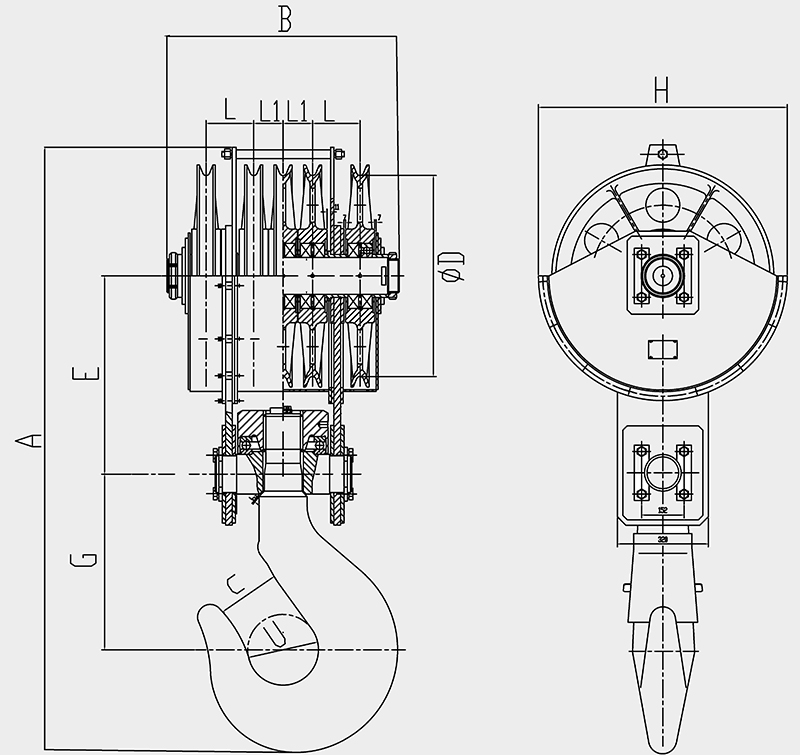 Forged Swiveling Crane for Cranes