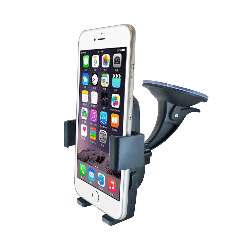 360 Degree Rotation Suction Windshield Mount Stand Car Phone Holder 4910