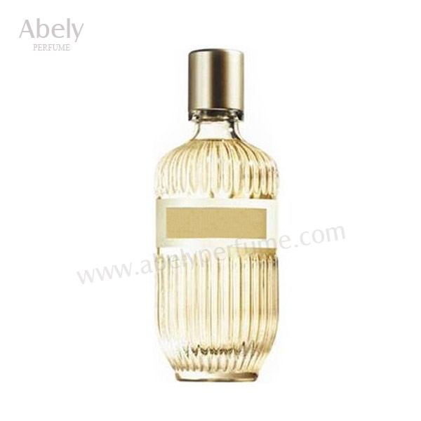 3.4fl. Oz Luxury Aluminum Cap Decorative Glass Perfume Bottle