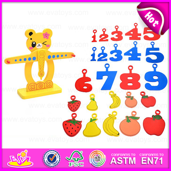 2016 Brand New Wooden Balance Game, Educational Wood Balance Toy, Kids' Balance Toy, Preschool Wooden Balance Toy W11f055