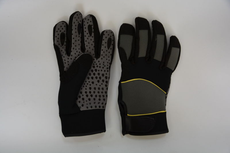 PVC Dotted Glove-Mechanic Glove-Work Glove-Safety Glove-Hand Protected Glove