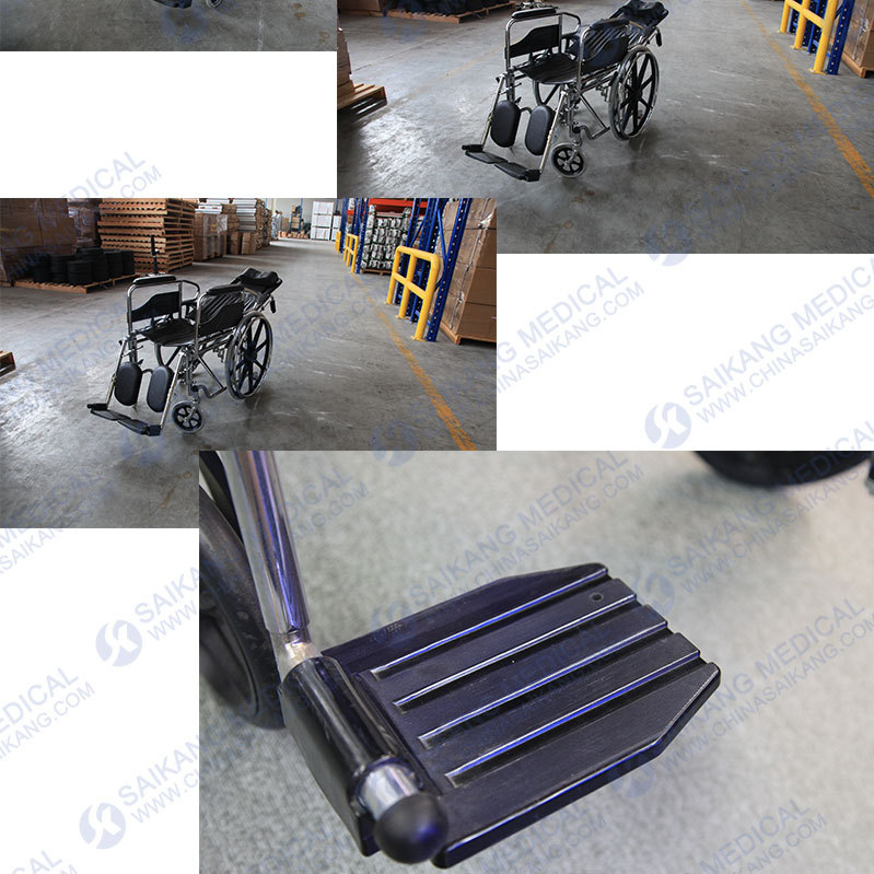 Steel Manual Wheelchair for Disabled People with Competitive Price