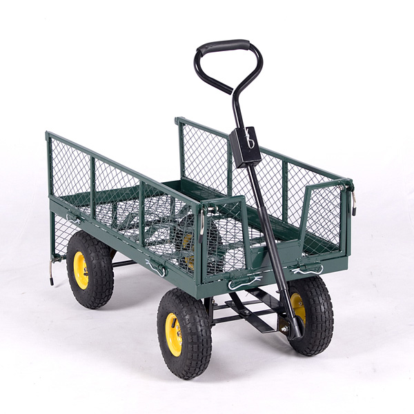 Heavy Duty Garden Trolley Track Cart