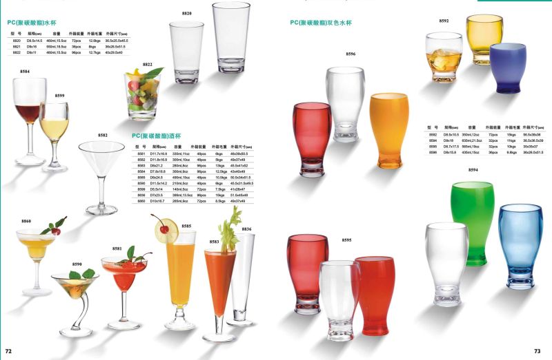 400ml Plastic Whisky Cup 8535