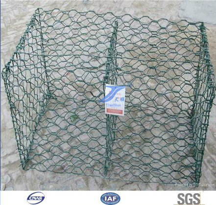 Low-Carbon Steel Wire Galvanized Gabion Basket