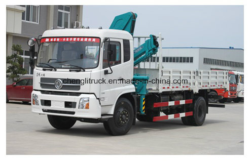 FAW LHD 8tons Loader Crane Truck in Folded Arm Crane