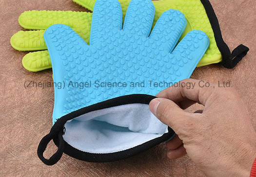 Kitchenware Baking Tool Silicone Warm Glove with Cotton Sg29