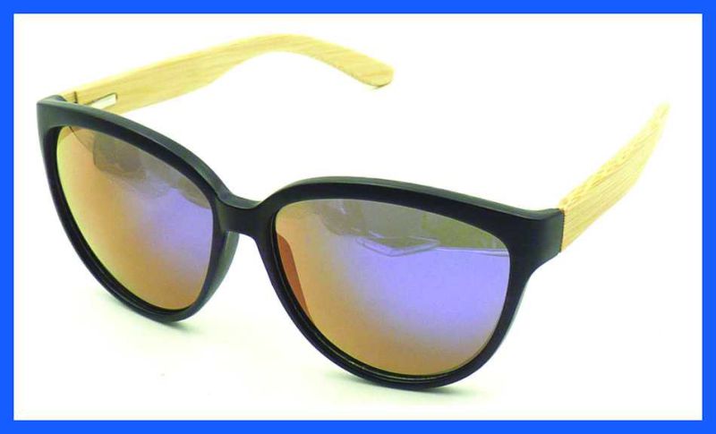 Fqpw16979 Good Quality Bamboo Arms Sunglasses Classcial Style