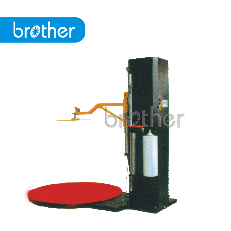 Automatic Stretch Wrapping Machine with Top Press Plate