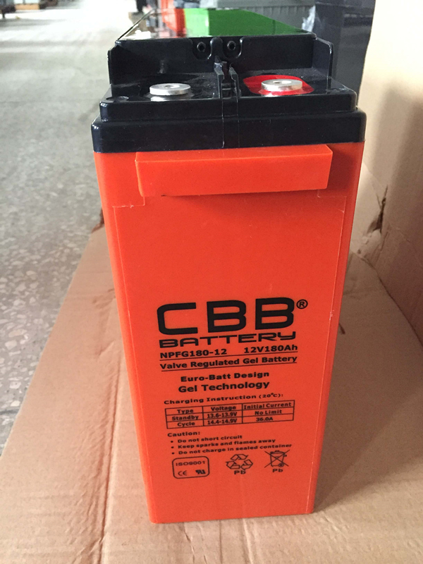 Cbb 12V 180ah Front Access Terminal Gel Battery for Telecom