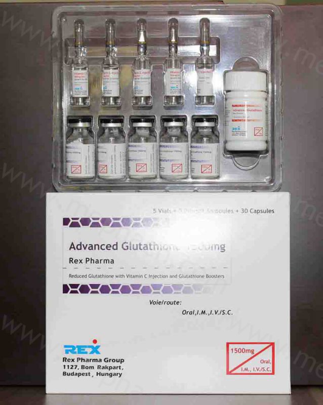 Glutathione Injection 1200mg for Skin Whitening/ Gsh 1200mg