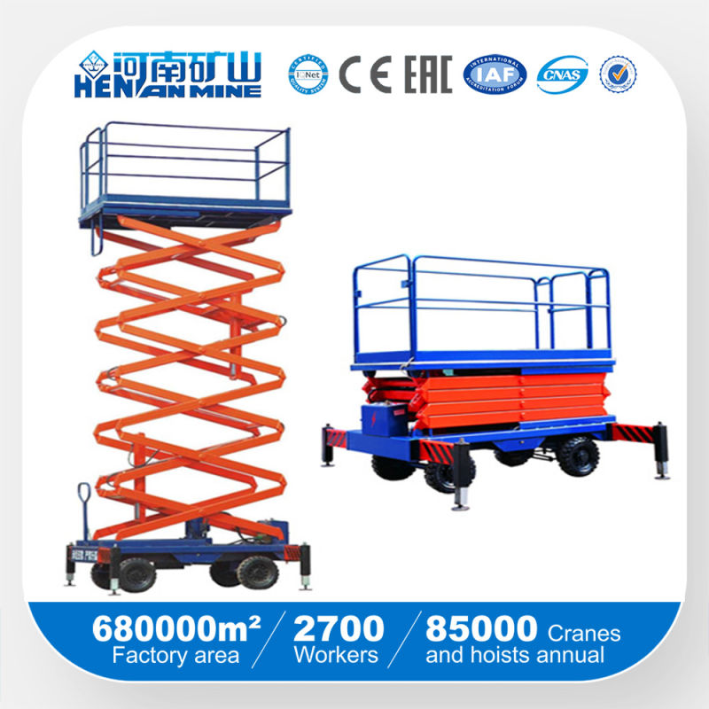 High Quality Mobile Hydraulic Scissor Lifting Platform (SJY)