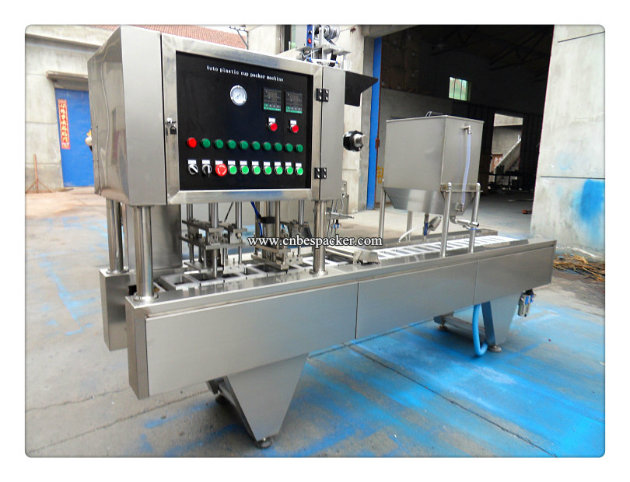 Automatic Linear Type Plastic Juice Cup Sealing Machine