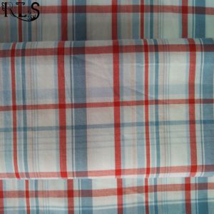 100% Cotton Poplin Woven Yarn Dyed Fabric for Shirts/Dress Rls40-47po