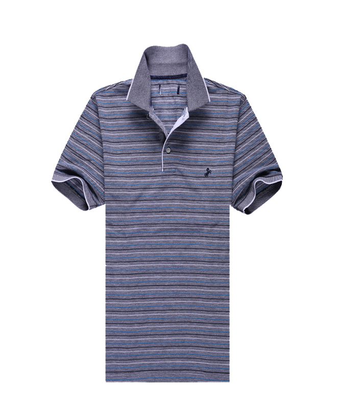 Custom Design Men's Basic Striped Polo Shirts