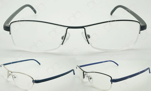 Hot Selling Colorful Tr90 Temples Metal Optical Frames (WRM503028)