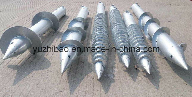 Solar System Ground Anchor Pile, High DIP Galvanized Ground Screw