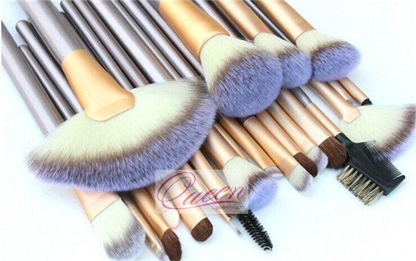 Beauty Cosmetics 24PCS Synthetic Makeup Brush Set with Bag