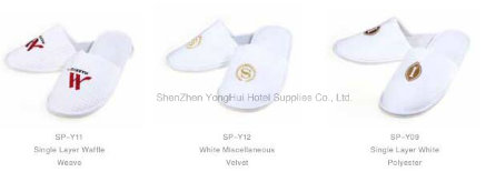 Disposable Velour Indoor Guestroom Guesthouse Hotel Slipper