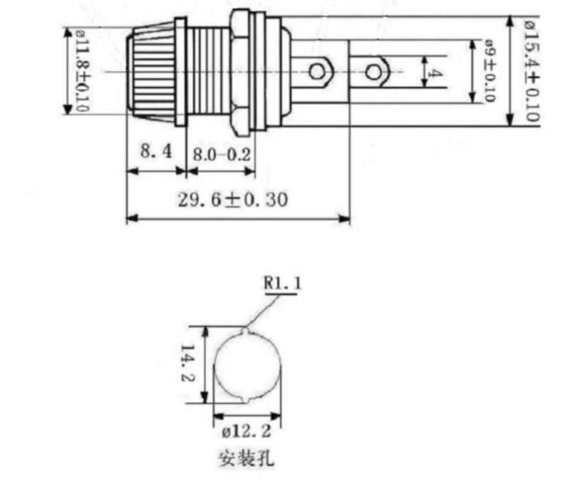 Fuse Holder Ф 15Х 36 mm