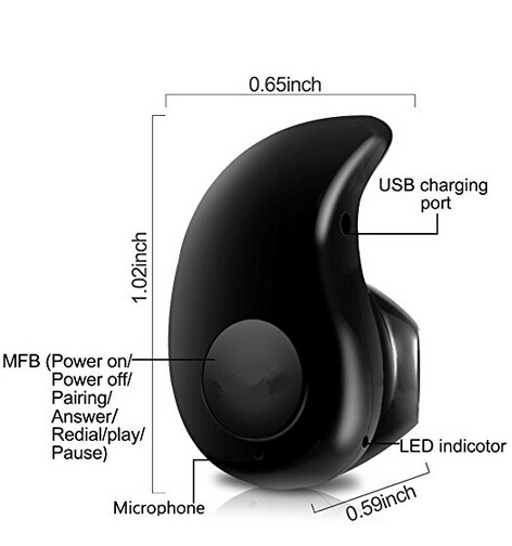 Bluetooth Earphone, Wireless Headset, Wireless Earbuds