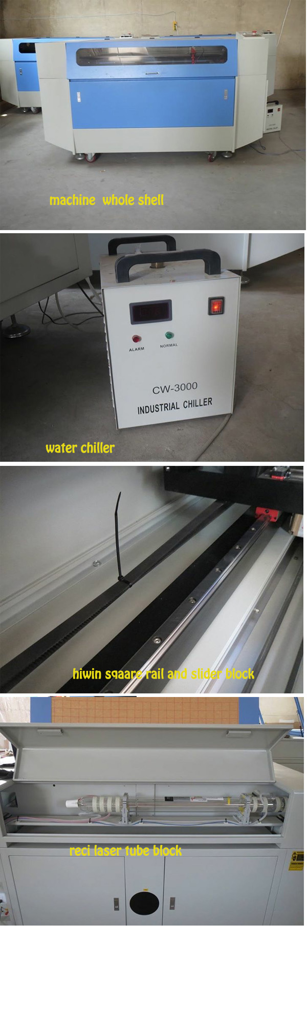 Laser CO2 Glass Acrylic Plywood Paper Fabric Cutting Engraving Machine Price