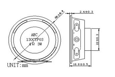 Fbs2714 27mm 4ohm 2 Watt Creative Speaker (FBELE)