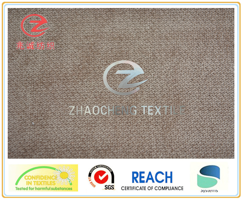 32W Poly/Nylon Bonded Corduroy Fabric for Sofa Use (ZCCF055)