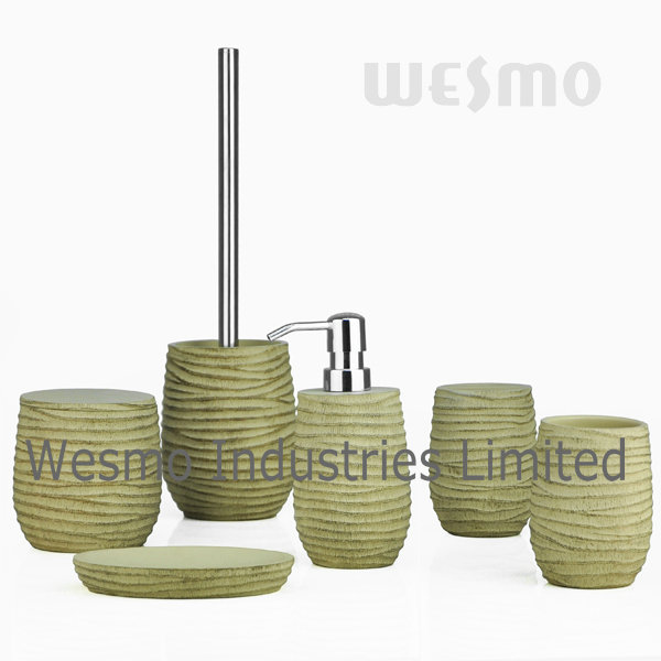 Wood Textures Polyresin Bath Accessories (WBP0832A)