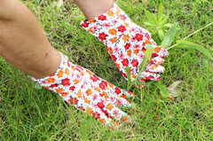 Cotton Prints Gardening Gloves with Band Cuff Dgb311