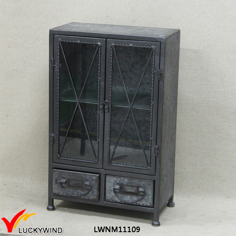 Top Quality Retro Antique Metal Floor Cabinet