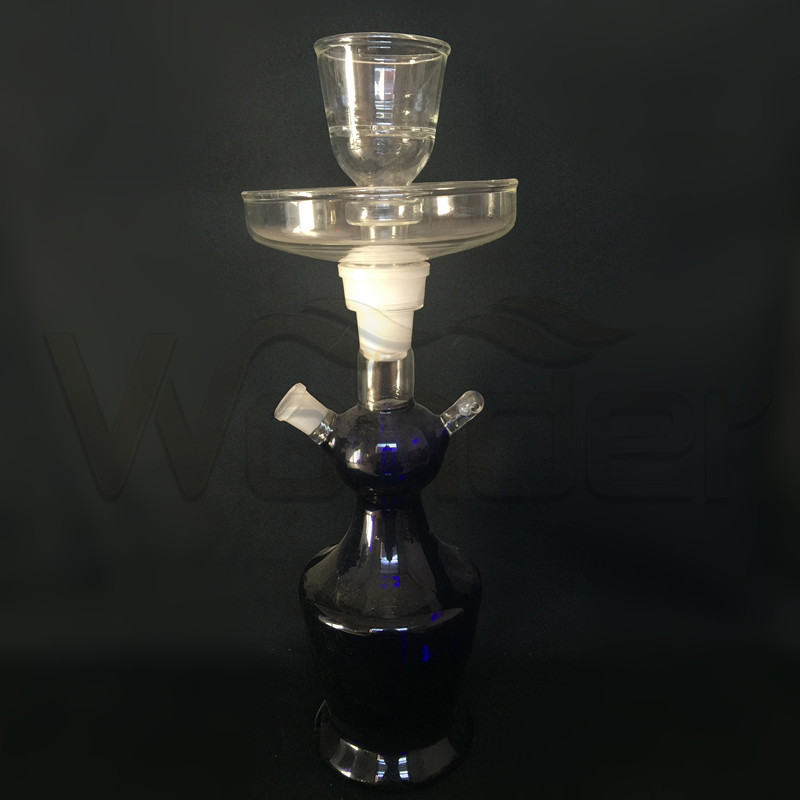 Portable Hookah Pipe with LED Light and Leather Case