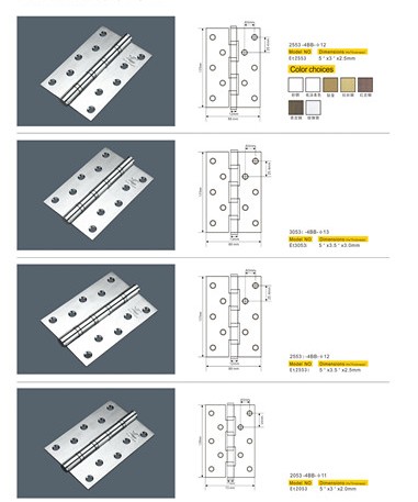 Stainless Steel Square Hinge