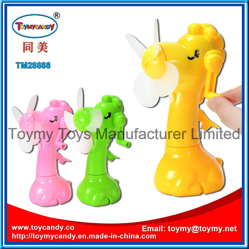 Cartoon Colorful Small Deer Handheld Spray Fan Toy