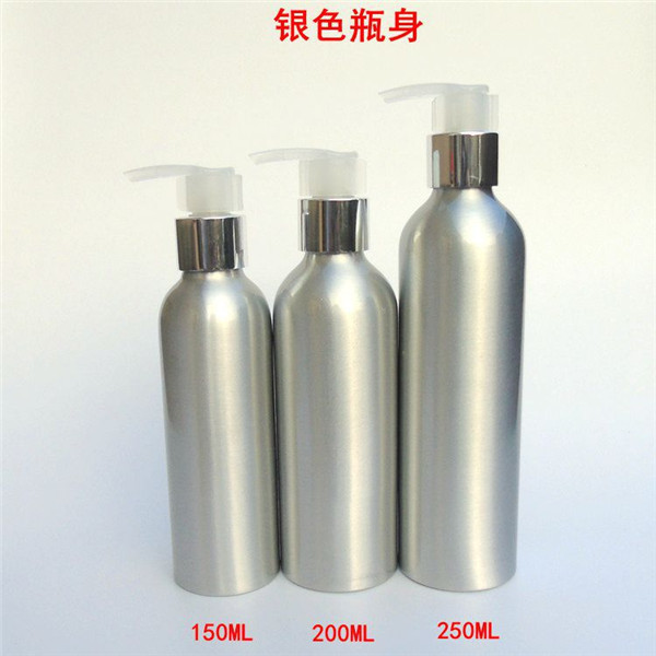 150ml Aluminum Bottle with Plastic Pump (AB-012)