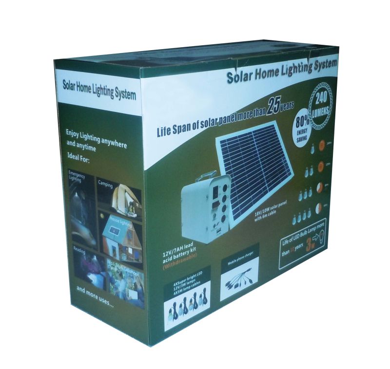 Residential 100W Mono Solar Panel Portable Solar Kit