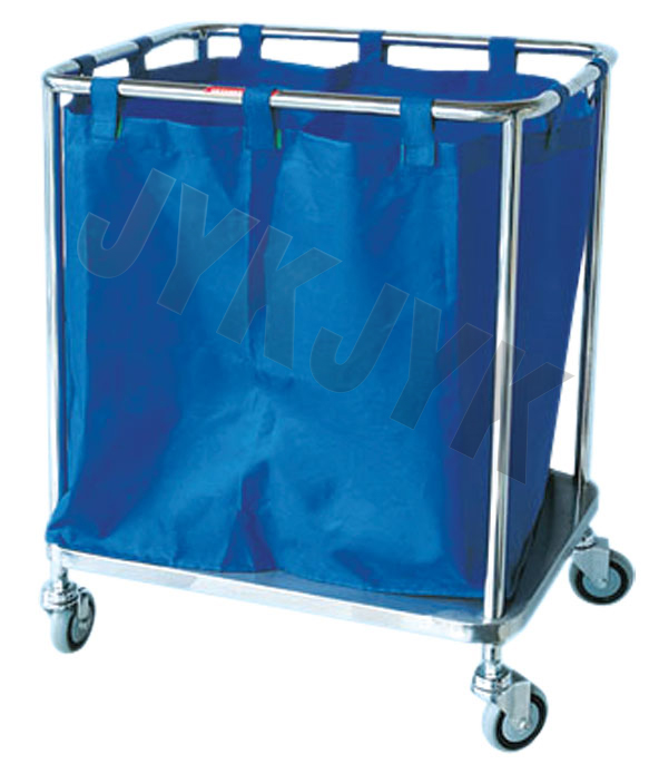 Coated Steel Waste Collectiong Trolley