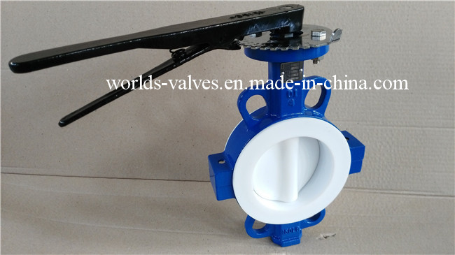 PTFE Coating Wafer Butterfly Valve