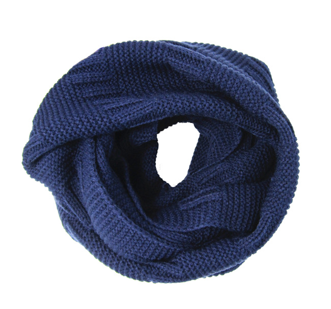 Womens Mens Unisex Neck Warmer Thick Cashmere Feel Winter Knitted Loop Scarf Snood (SK131)