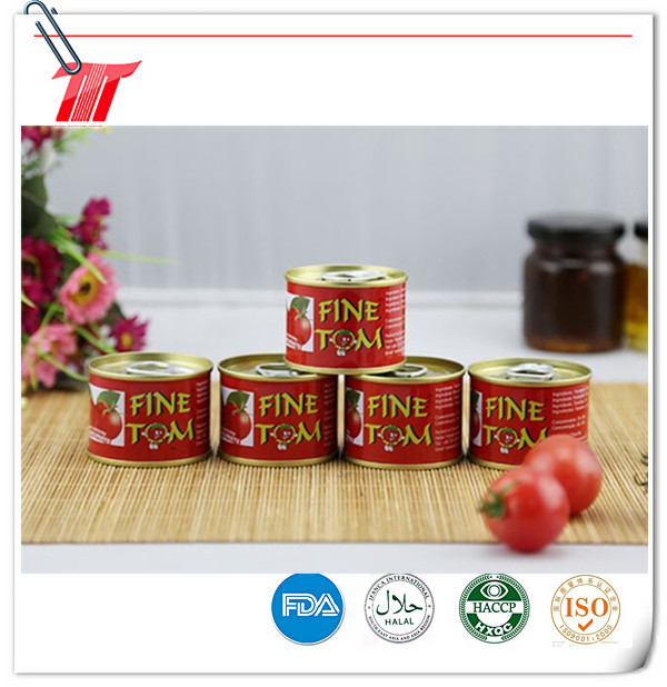 Fine Tom Canned Tomato Paste of 70g, 210g and 400g