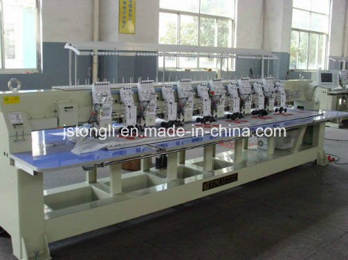 6 Heads Embroidery Machine Mixed with Cording Device (TL606+6)