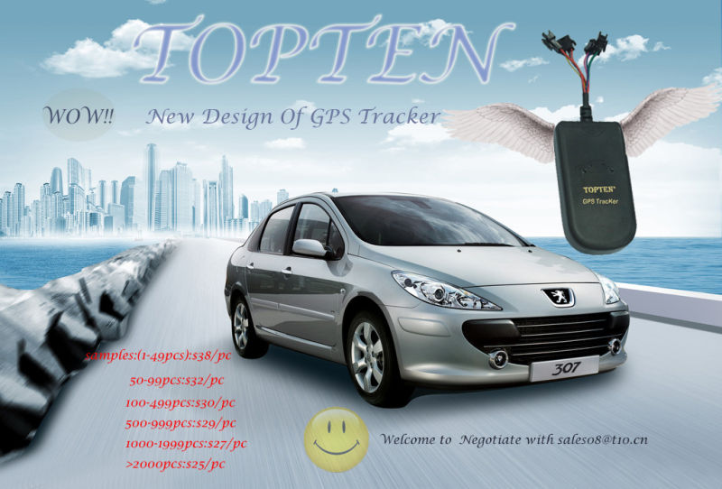 GPS SMS GPRS Tracker Vehicle Tracking System (GT08-J)