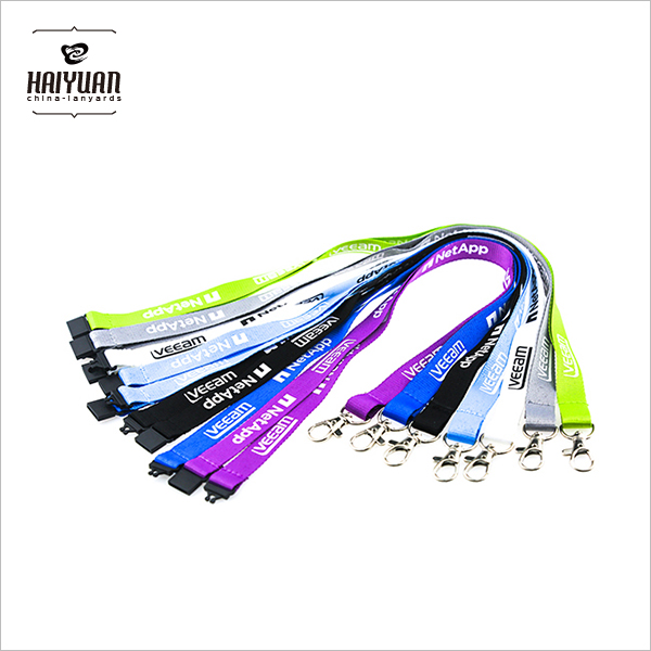 Environment Flat Recycled Lanyards for Conferences