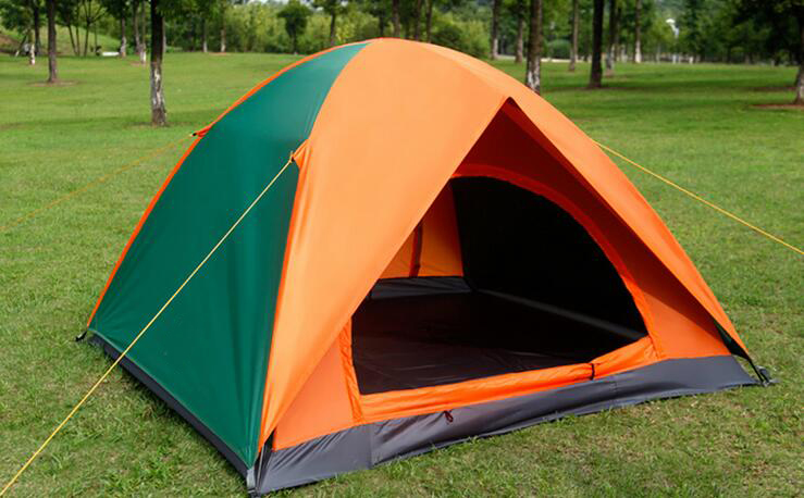 Wholesale 3-4 People Camping Tent Double Multiplayer Outdoor