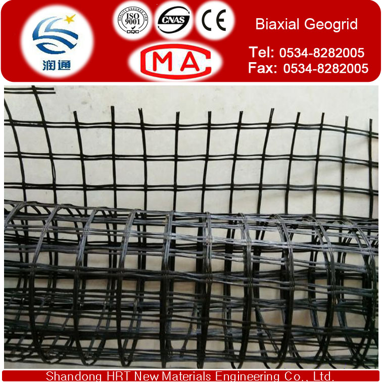 Strength Tensiles 30-30 Fiberglass Geogrid by Weaving Technology