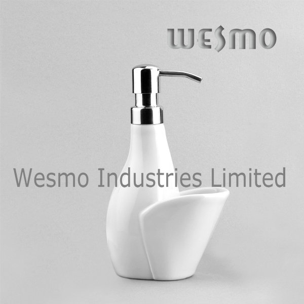 Unique and Simple Style Porcelain Soap Dispenser (WBC0602B)