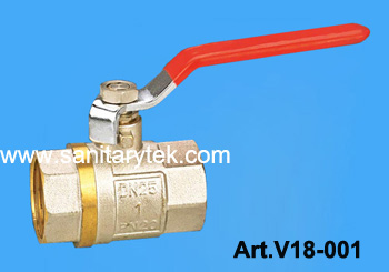 Brass Ball Valve with Steel Handle (V18-001)