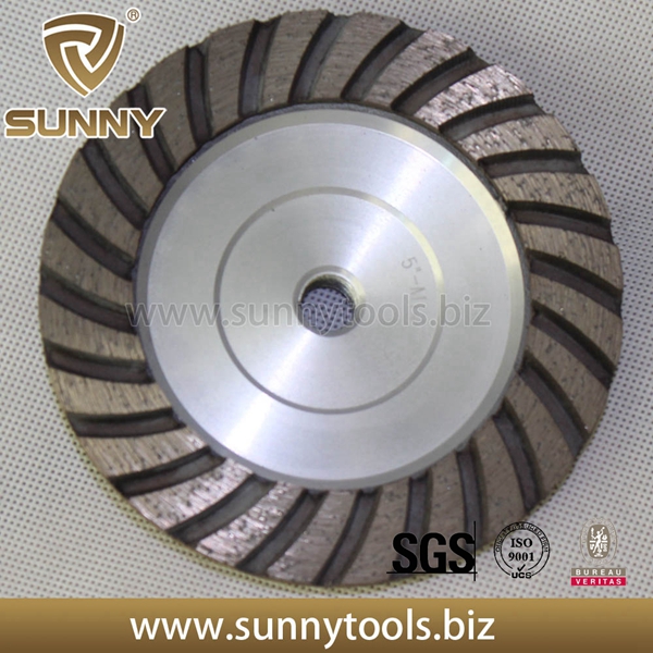 Turbo Diamond Cup Wheel, Diamond Cutting Wheel for Stone Concrete Grinding (S-DCW-1011)