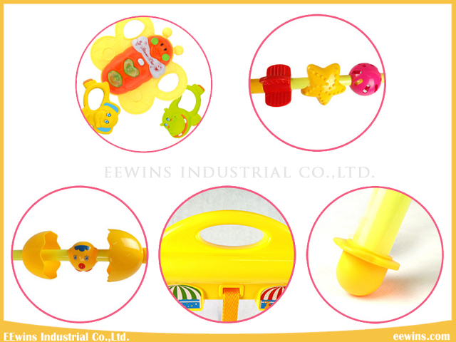 Baby Gym Set with Musical Rattles for Babies